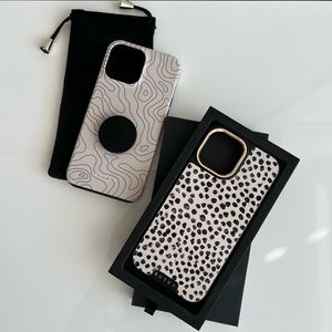 two Burga iPhone 13 Pro Max cases
